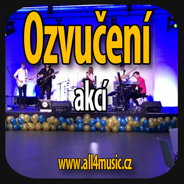 Ozvučení kapely a akcí Praha