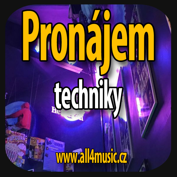 Pronájem techniky pro djs a muzikanky Praha