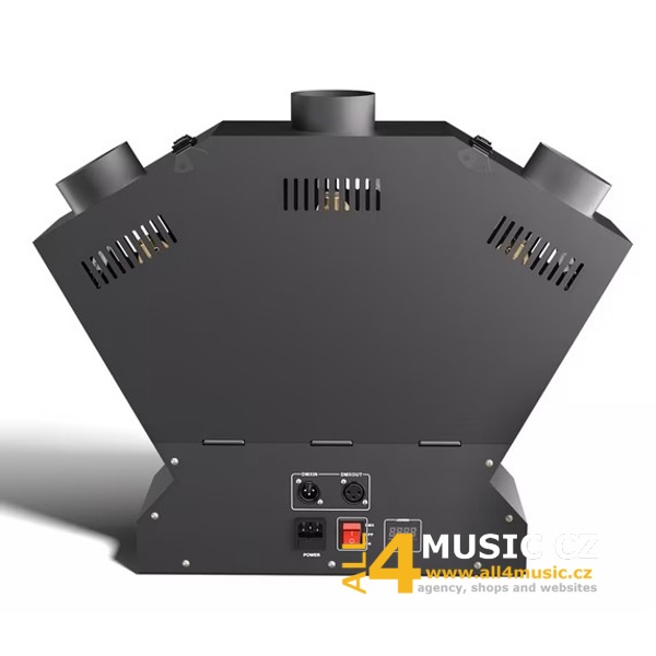 Tříhlavý výrobník ohně efekt